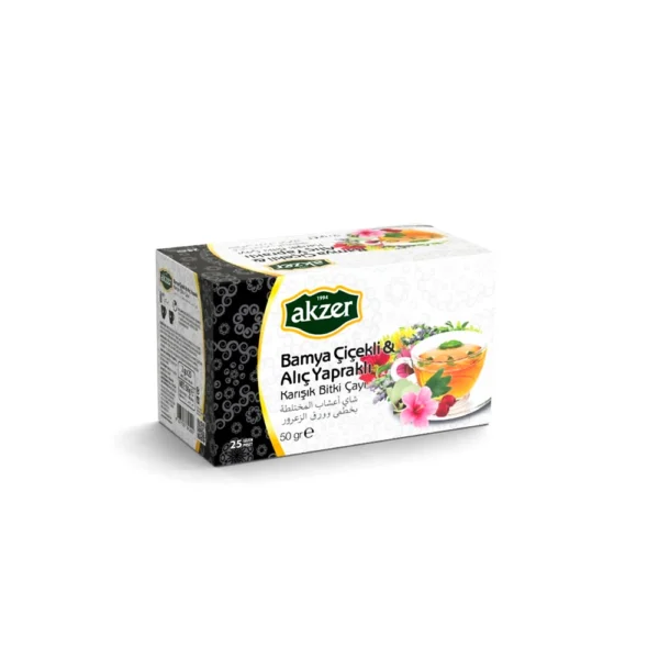 Bamya Çiçekli Alıç Yapraklı Çay